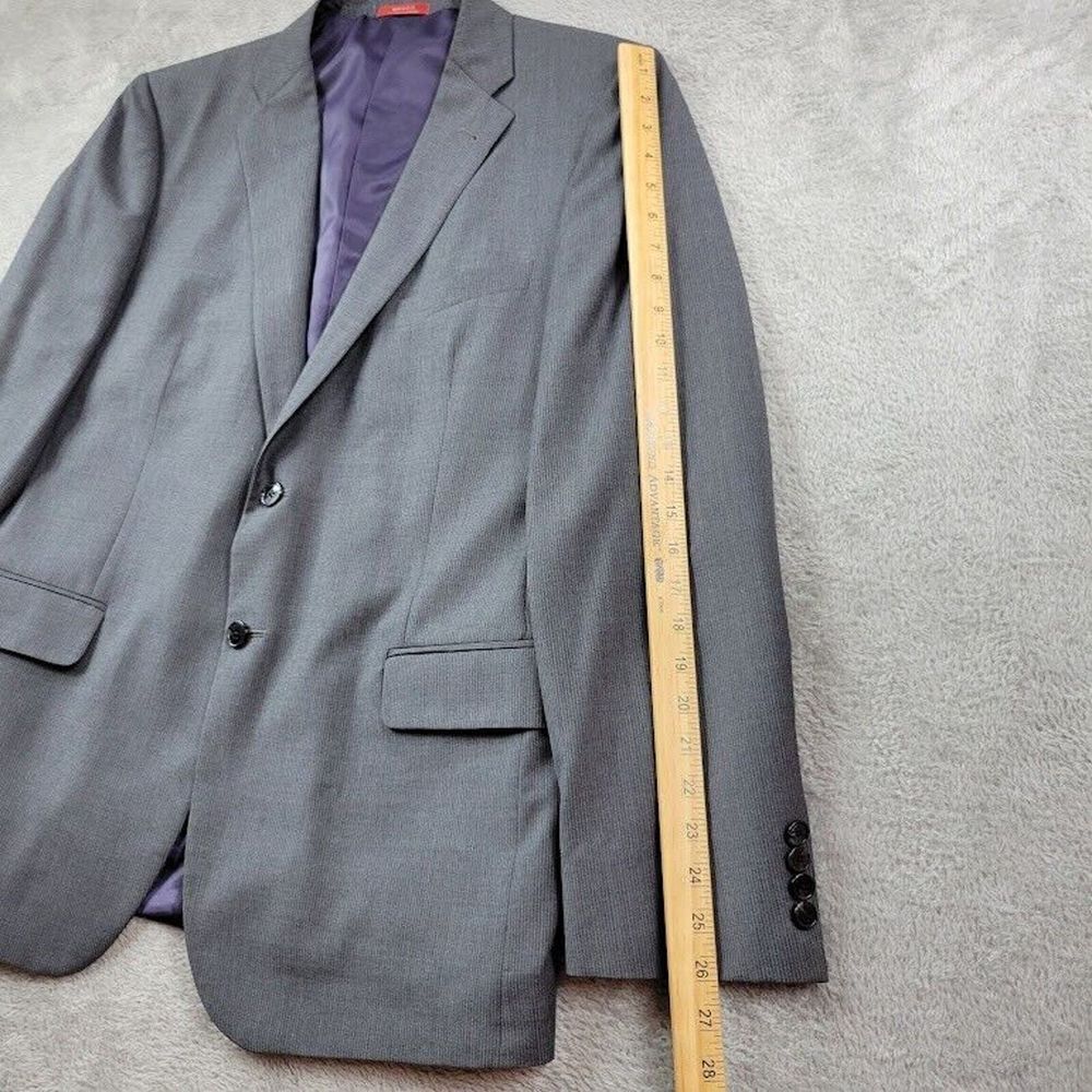 Ermenegildo Zegna Blazer Mens 44R Gray Wool Suit Jacket Casual Saks Fifth Avenue - Picture 8 of 16